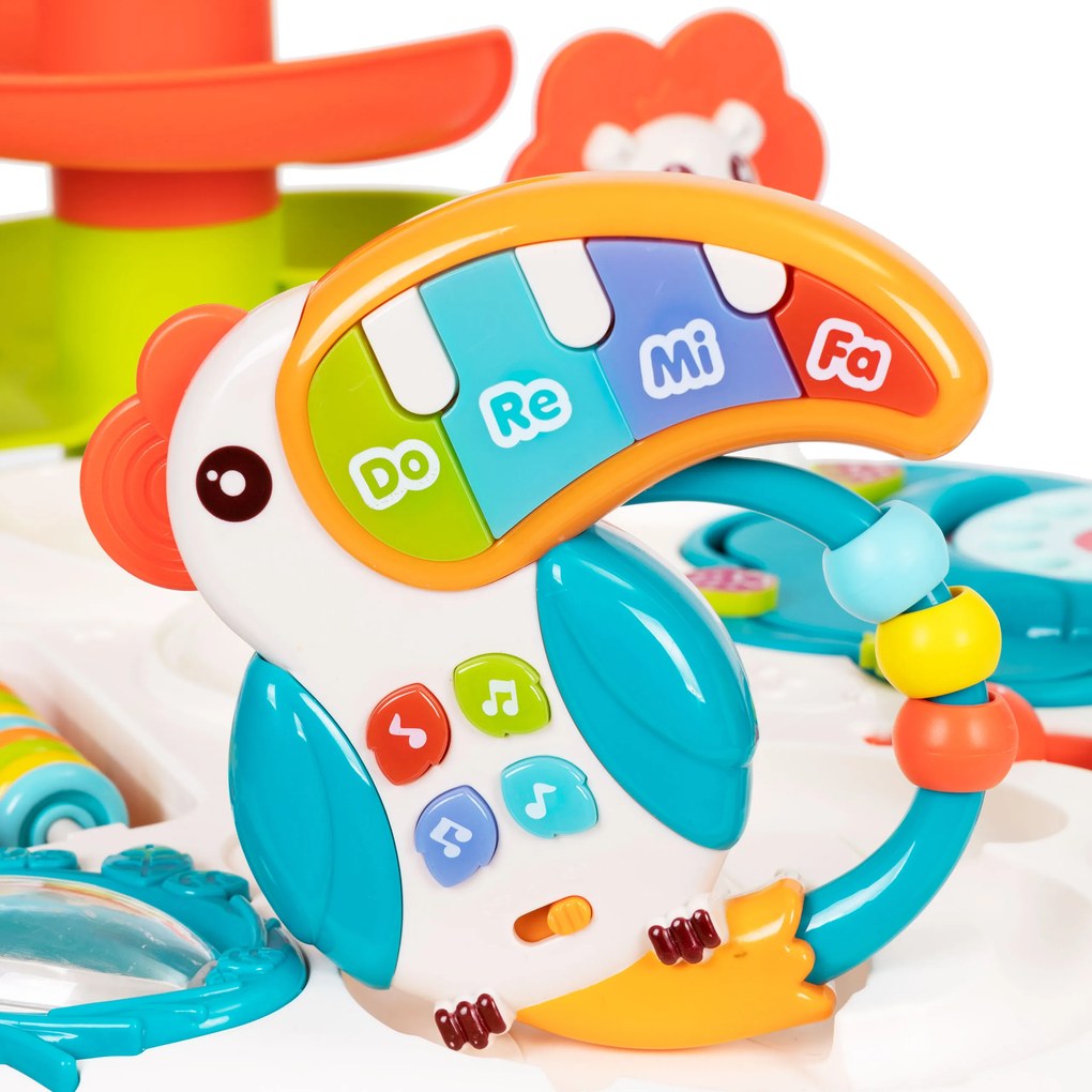 HUANGER Interaktívny vzdelávací stolík s hudobným tukanom a dráhou