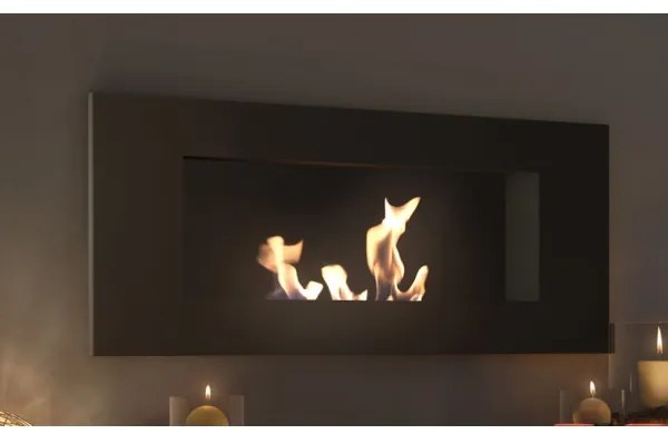 Kratki DELTA2/CZARNY/TUV - Vstavaný BIO DELTA2 krb 40x90 cm 2kW čierna