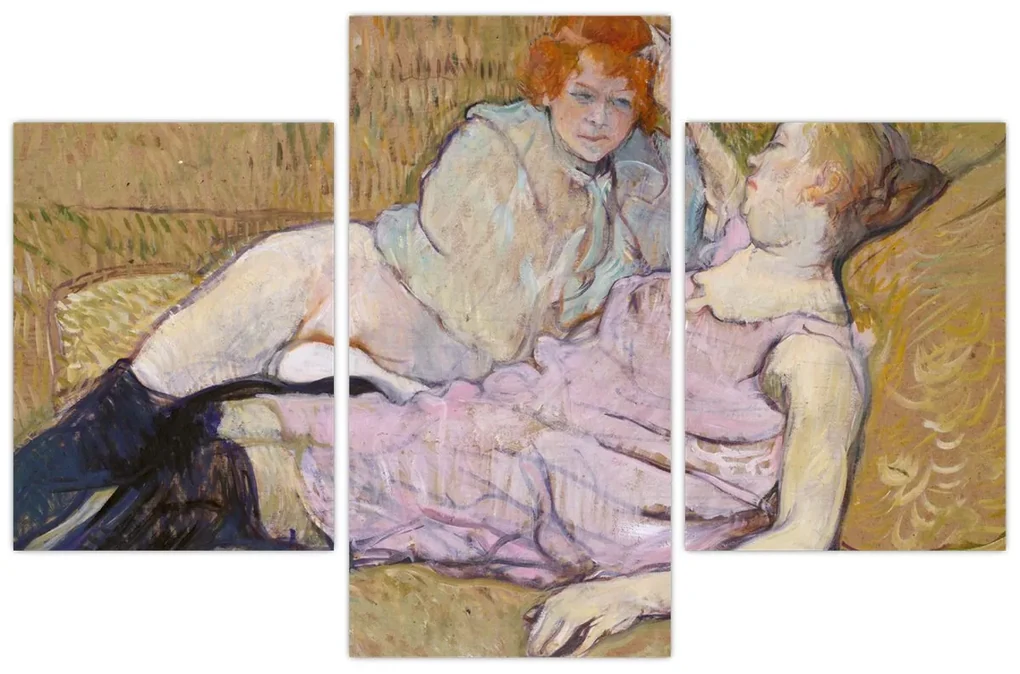 Obraz - Henri de Toulouse-Lautrec, The Sofa, reprodukcia (90x60 cm)
