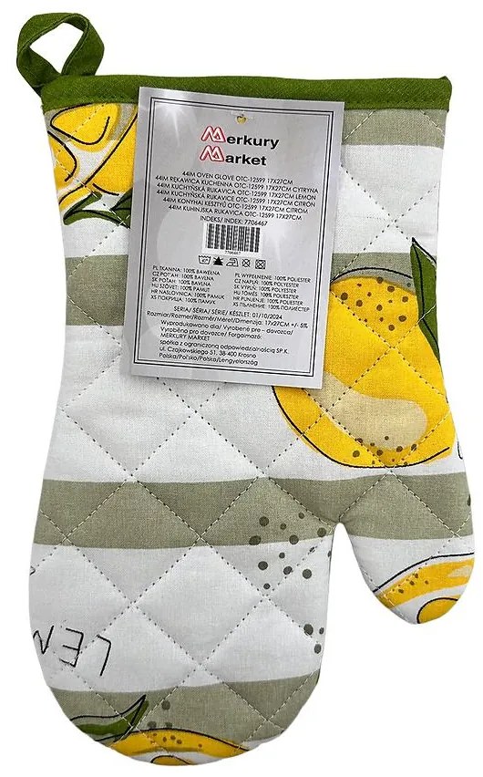 Kuchynská rukavica OTC-12599 17x27 cm citrón