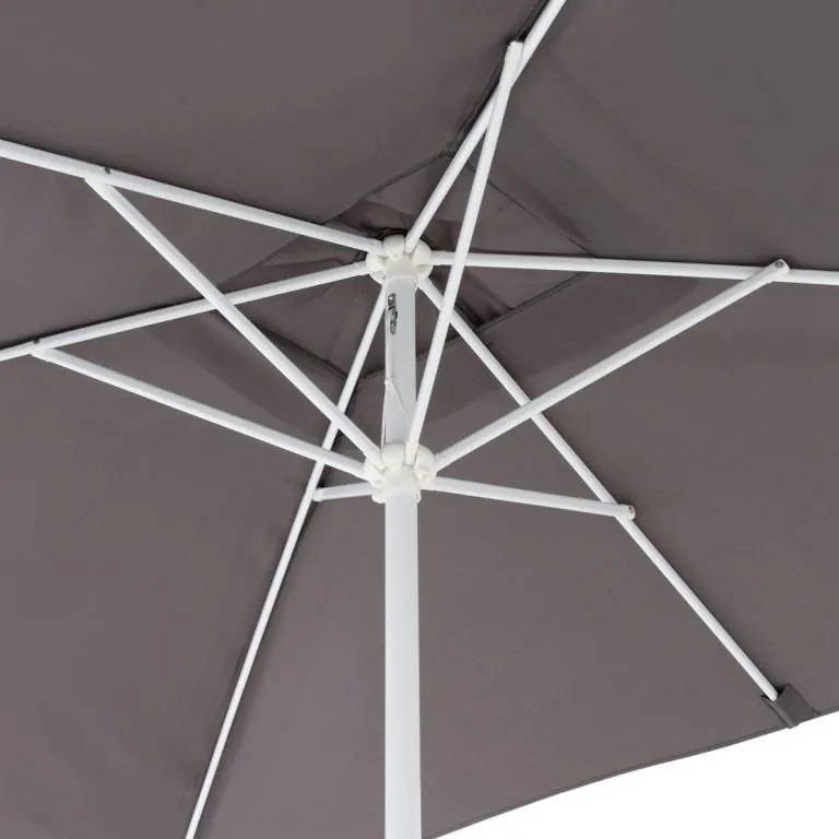 Garthen 71760 Slnečník s kľučkou obdĺžnikový - antracit 2x3 m