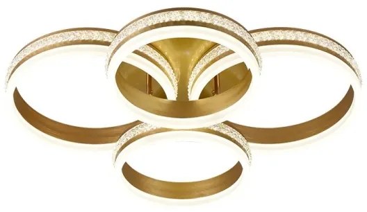 LED stmievateľné prisadené stropné svietidlo LED/150W/230V 3000-6500K + diaľkové ovládanie