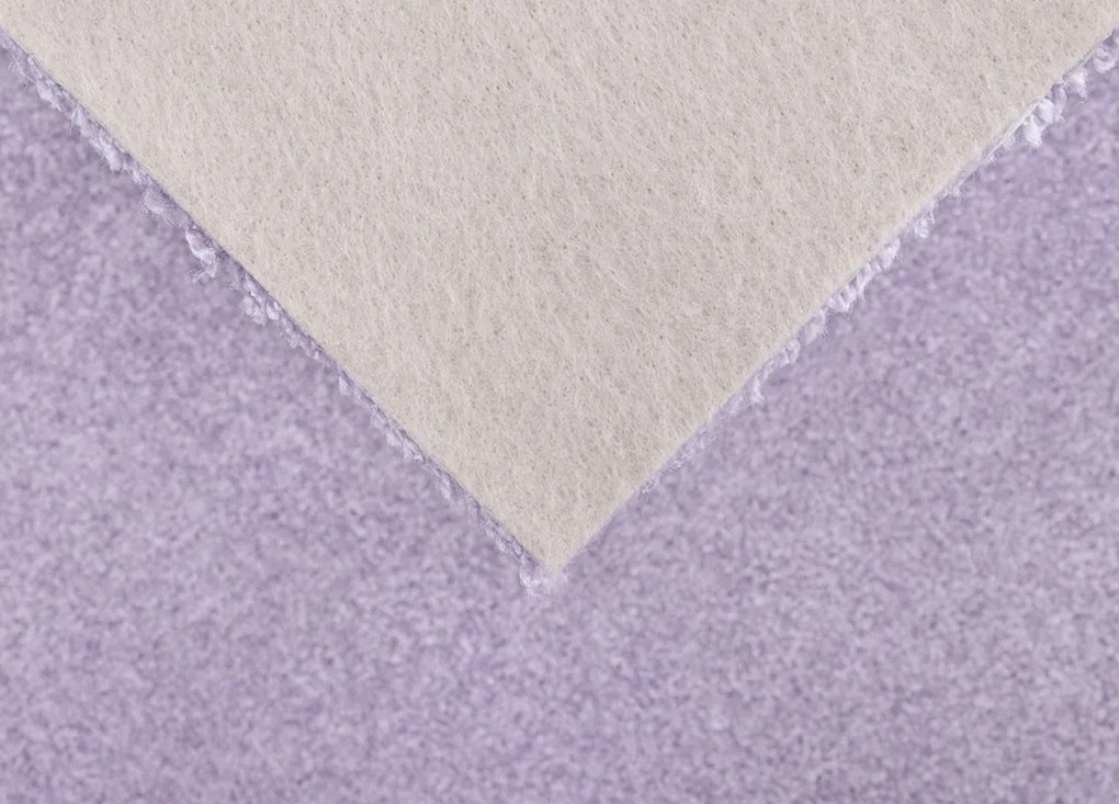 Condor Carpets, Metrážny koberec Carousel 113, na mieru, šíře 4m, fialová, filc, detská izba