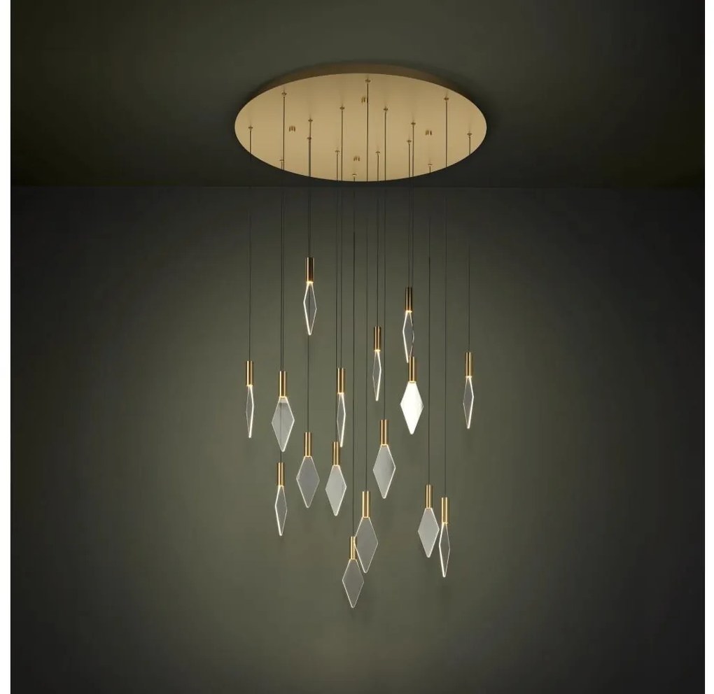 Eglo 390361 - LED Stmievateľný luster na lanku MIRADOR 16xLED/3,3W/230V pr. 78 cm