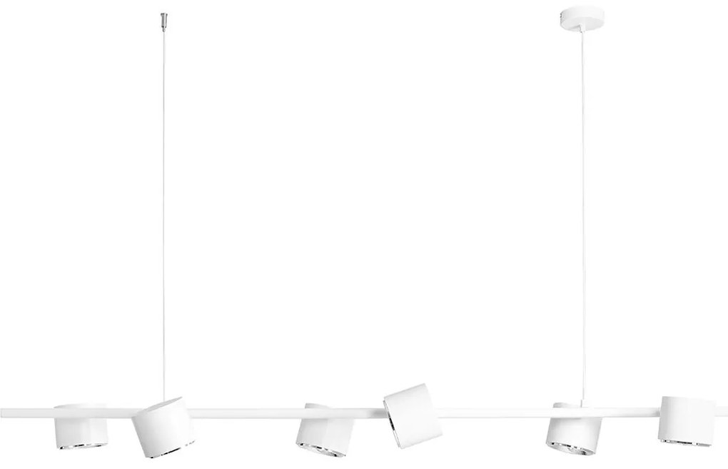 BOT 6 WHITE | Šesťbodová závesná lampa