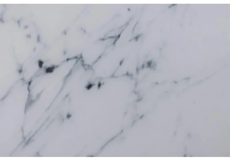 Súprava dvoch konferenčných stolíkov Alisma mramor biela/zlata