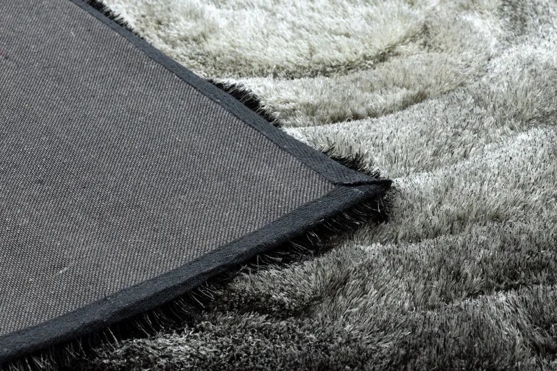 Dywany Łuszczów, Kusový koberec Flim 008-B2 Circles grey, 80x150, šedá, obývacia izba