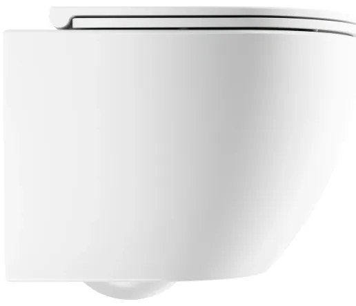 OMNIRES OTTAWASPXMWBM - Závesné WC s WC sedátkom SoftClose OTTAWA keramika/biela