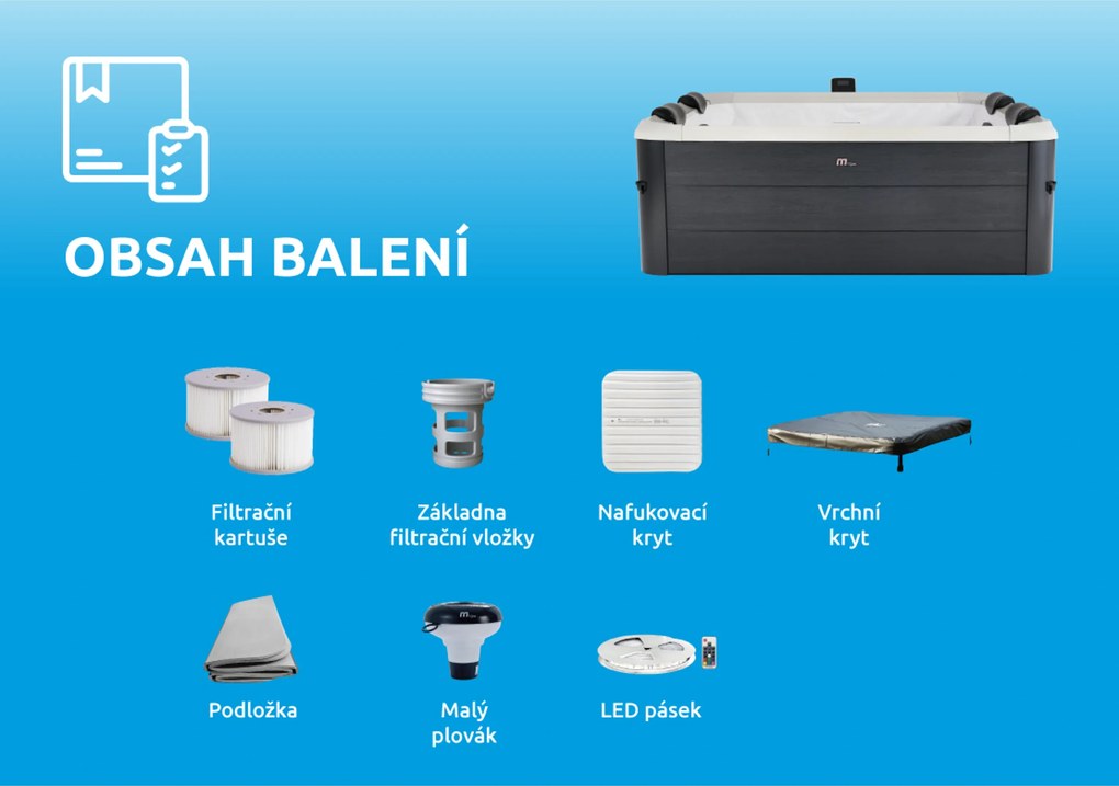 Mspa | Vírivý bazén MSPA Oslo Aero Plus F-OS063WAP | 11400304