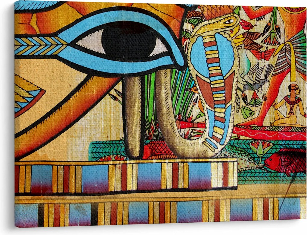 Obraz s egyptskými motívmi (70x50 cm)