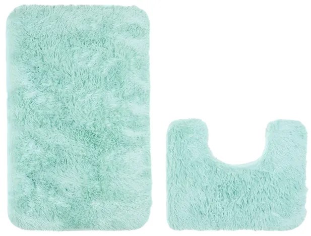 Sada kúpeľňových koberčekov SILK MR-104 2PC mätová