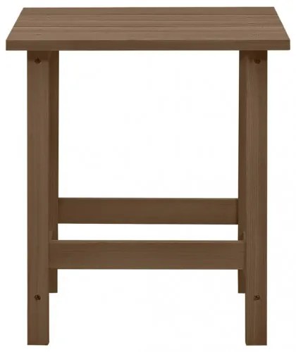 vidaXL Záhradná stolička Adirondack so stolíkom jedľový masív hnedá-