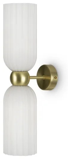 Maytoni MOD302WL-02W - Nástenné svietidlo ANTIC 2xE14/40W/230V zlatá/biela