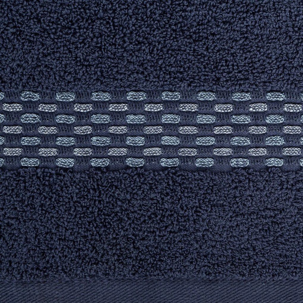 BAVLNENÝ UTERÁK RIVA 50X90 CM TMAVOMODRÁ