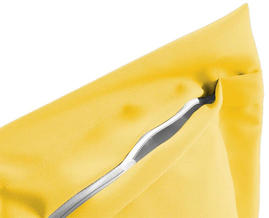 Biante Dekoračná obliečka na vankúš s lemom Rongo RG-050 Svetlo žltá 40 x 60 cm