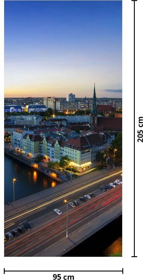 Fototapeta na dvere - Berlín (95x205cm)