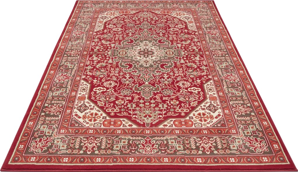 AKCIA: 80x250 cm Kusový koberec Mirkan 104098 Oriental red, červená, chodba / predsieň, Hanse Home