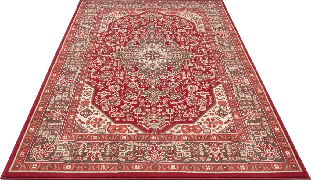 Hanse Home 80x250 cm Kusový koberec Mirkan 104098 Oriental red, červená, chodba / predsieň