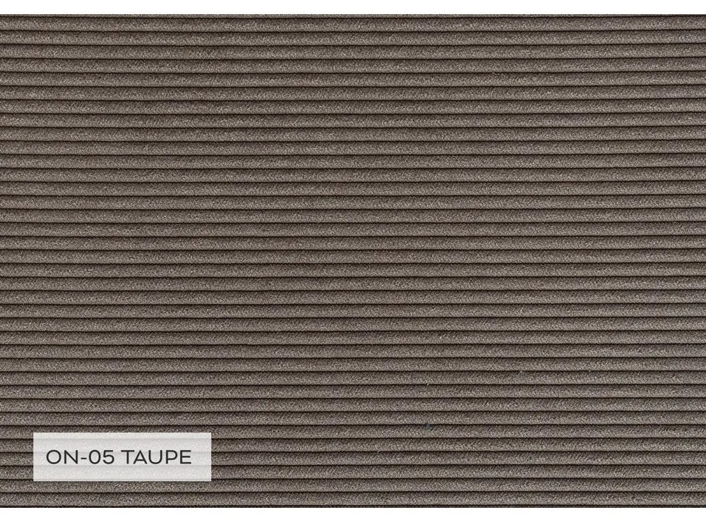 Hnedá menčestrová rozkladacia rohová pohovka (pravý roh) Lofty Lilly – Miuform