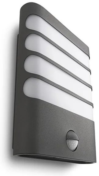 Philips 17274/93/16-LED Vonkajšie svietidlo so senzorom RACCOON 1xLED/3W/230V IP44