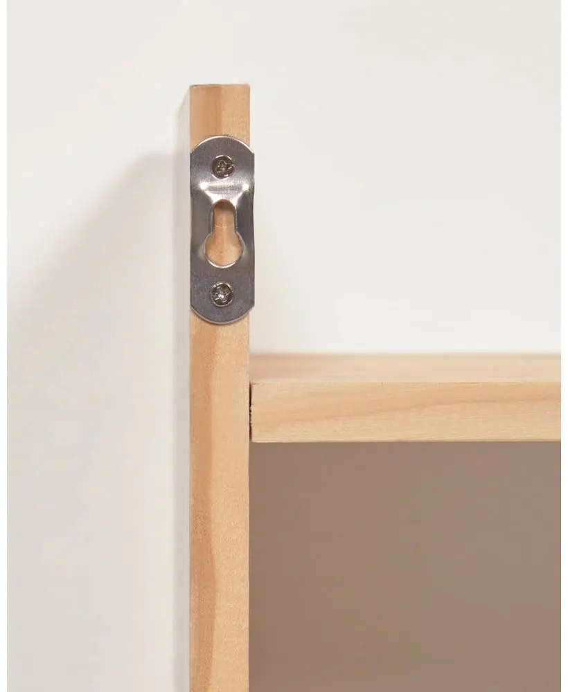 Nástenný detský vešiak z borovicového dreva v prírodnej farbe 52,5x20 cm Florentina – Kave Home