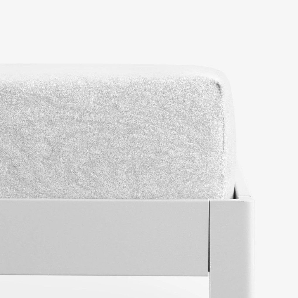 Goldea nepriepustná froté plachta s napínacou gumou - biela 80 x 200 cm