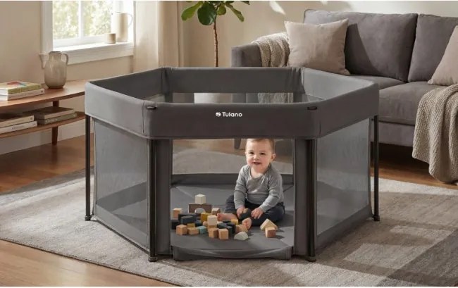 Detská ohrádka Cozy 30 grafitová