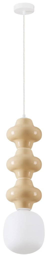LED kremovo-biele dizajnové svietidlo Clio 3