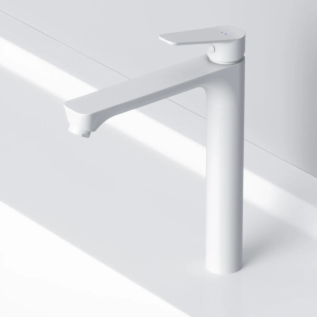 Umývadlová batéria AM.PM Hit FTA92033 vysoká, biela