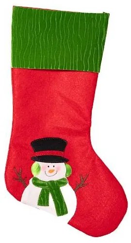 DECOLED Vánoční punčocha se sněhulákem, 50 cm