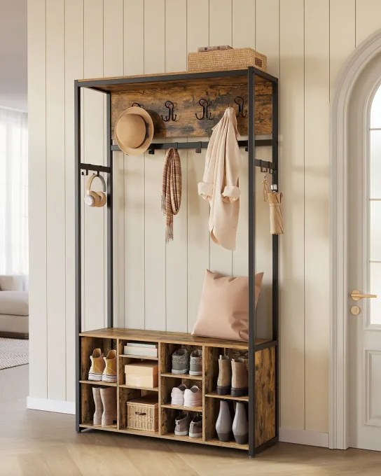 Vešiakový stojan s botníkom HSR432K01