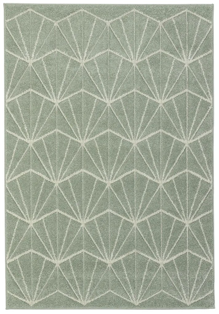Koberce Breno Kusový koberec PORTLAND 750/RT4G, zelená, viacfarebná,200 x 285 cm