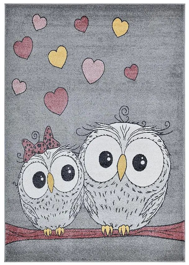 Koberec Kids Smart 1,33/1,8 4504A BOS VE 65 šedá