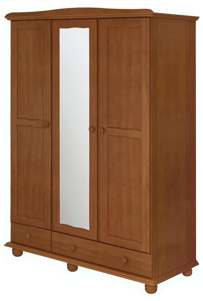 IDEA nábytok Skriňa 3-dverová COPACABANA hnedá