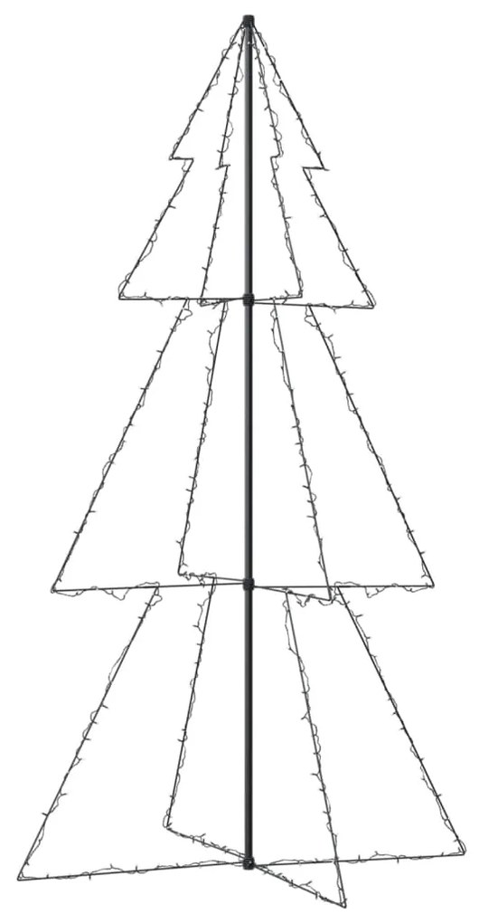 vidaXL Vianočný stromček, kužeľ, 300 LED, dovnútra aj von 120x220 cm