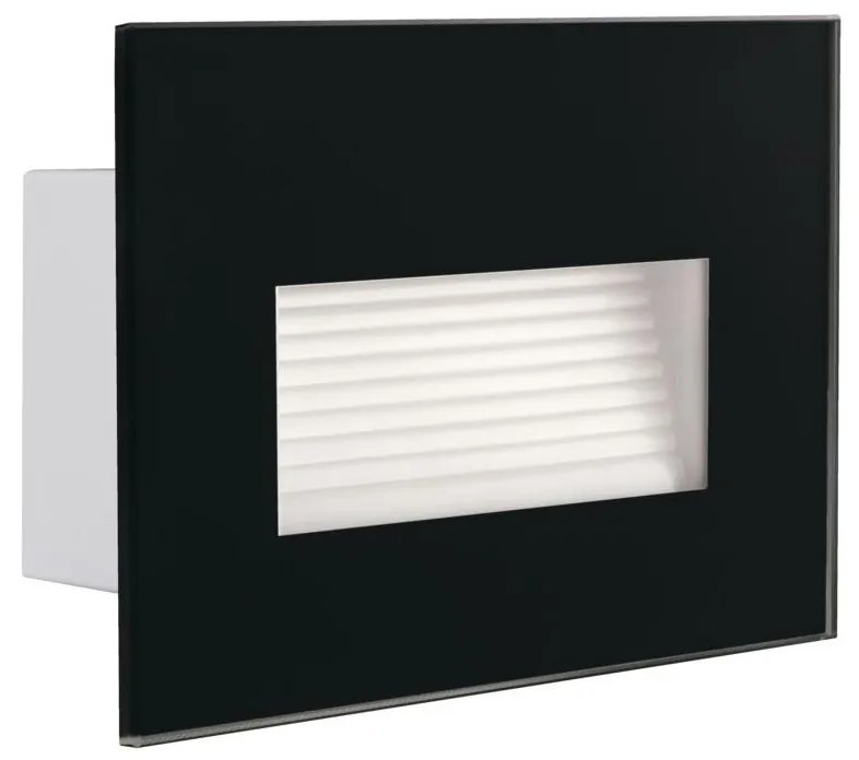 Kanlux 33694 - LED Vstavané svietidlo GLASI LED/3W/230V 4000K IP44 čierna KX0412