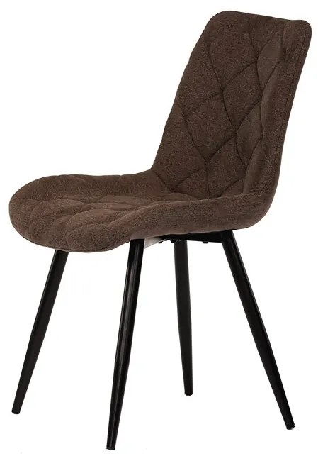 Autronic BONTEC Jedálenská stolička, hnedá, látka, CT-382 BR2 Farba: Šedá