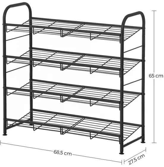 Botník ALVORO čierny