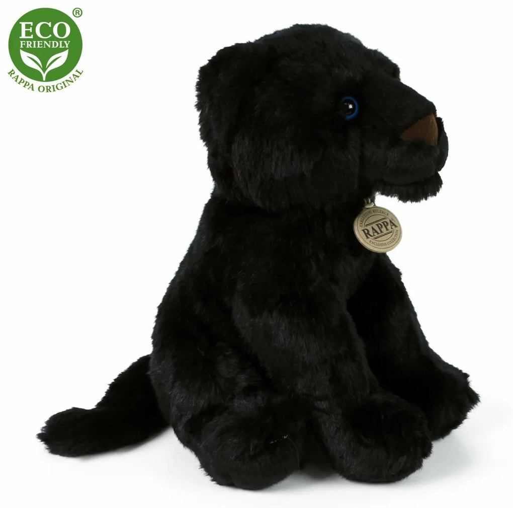Plyšový čierny leopard 30 cm ECO-FRIENDLY
