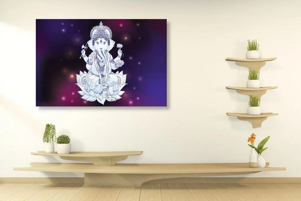 Obraz budhistický Ganéš - 120x80