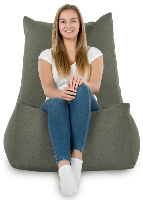 Kreslo melanž Distinto zelené