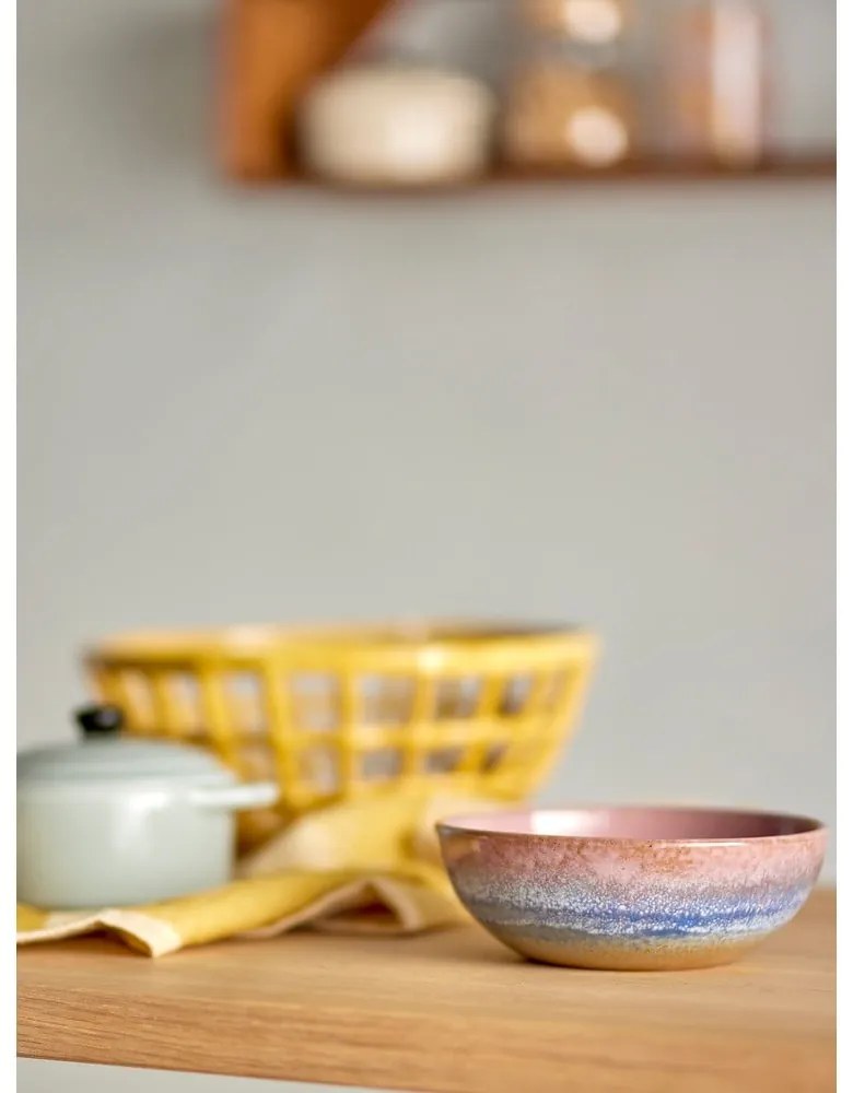 Svetloružová miska z kameniny 525 ml Paula – Bloomingville