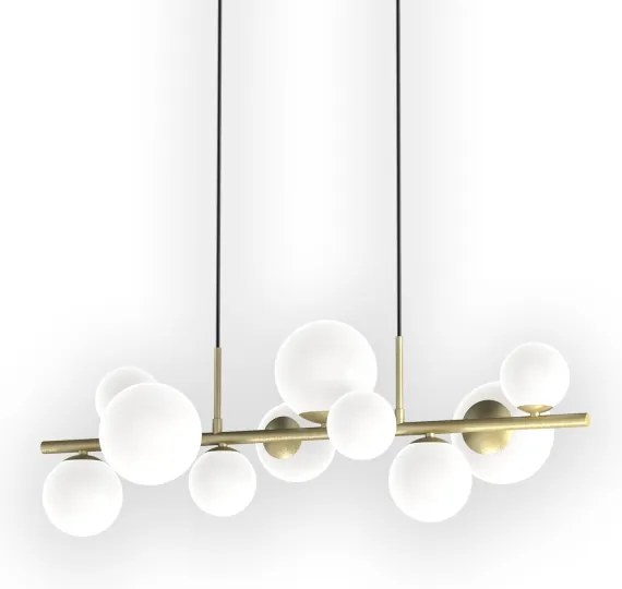 ONLI - Luster na lanku PALOMA 10xG9/3W/230V zlatý