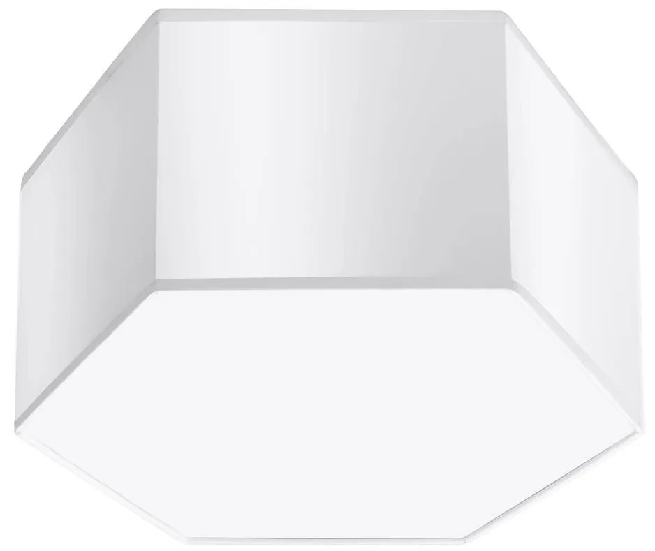 Stropné svietidlo Sunde 2, 1x biele plastové tienidlo, (biely plast)