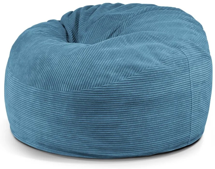 Modrý menčestrový sedací vak Om 110 – SLOWDOWN