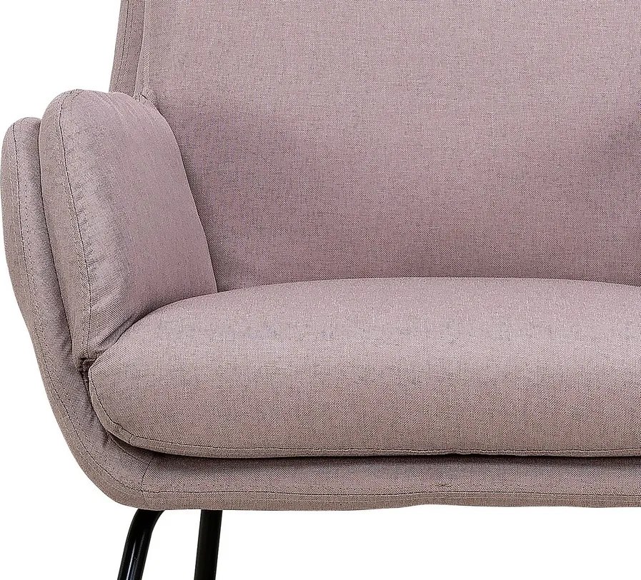 Hojdacie kreslo Lindberg, staroružová látka