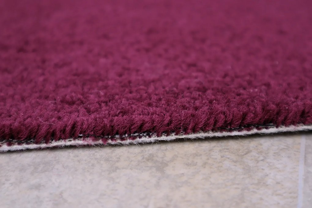 Vopi, Metrážny koberec Eton fialový 48 - neúčtujeme odrezky z role, na mieru, šíře 1,33m,1m,2m,3m,4m,na mieru, neúčtujeme odrezky, fialová, filc, kancelária