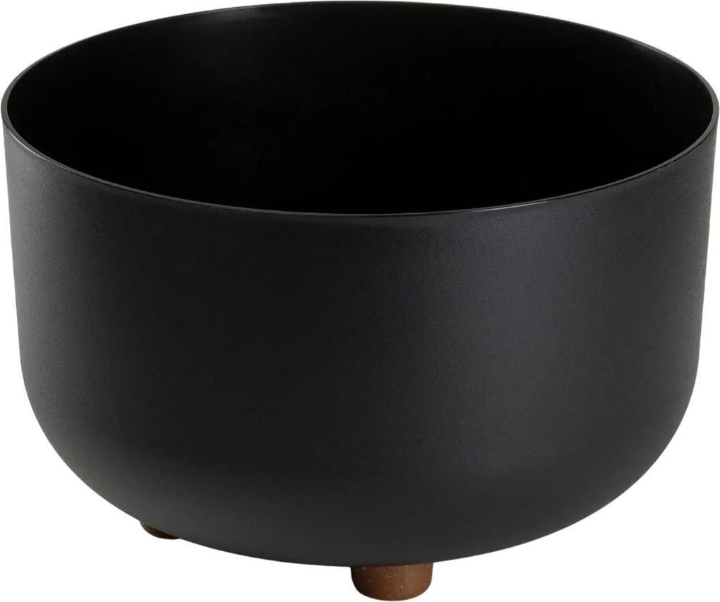 PLASTOVÝ KVETINÁČ TERRA 27X17 CM ČIERNA