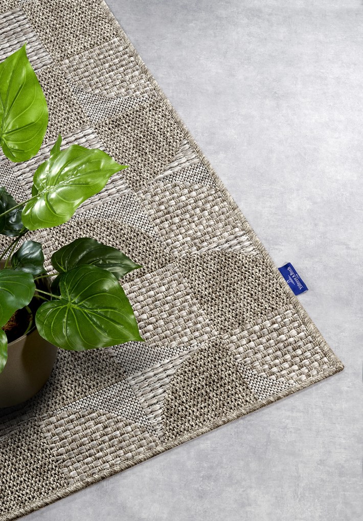 Kusový koberec Villeroy & Boch 106078 Brown – na von aj na doma, 190x290, hnedá, chodba / predsieň, Villeroy & Boch