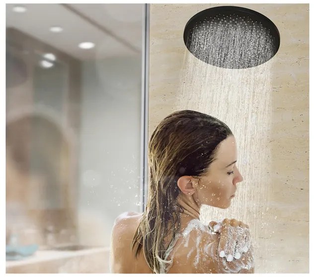 Schütte Horná sprcha Capri (čierna matná)  (100367077)